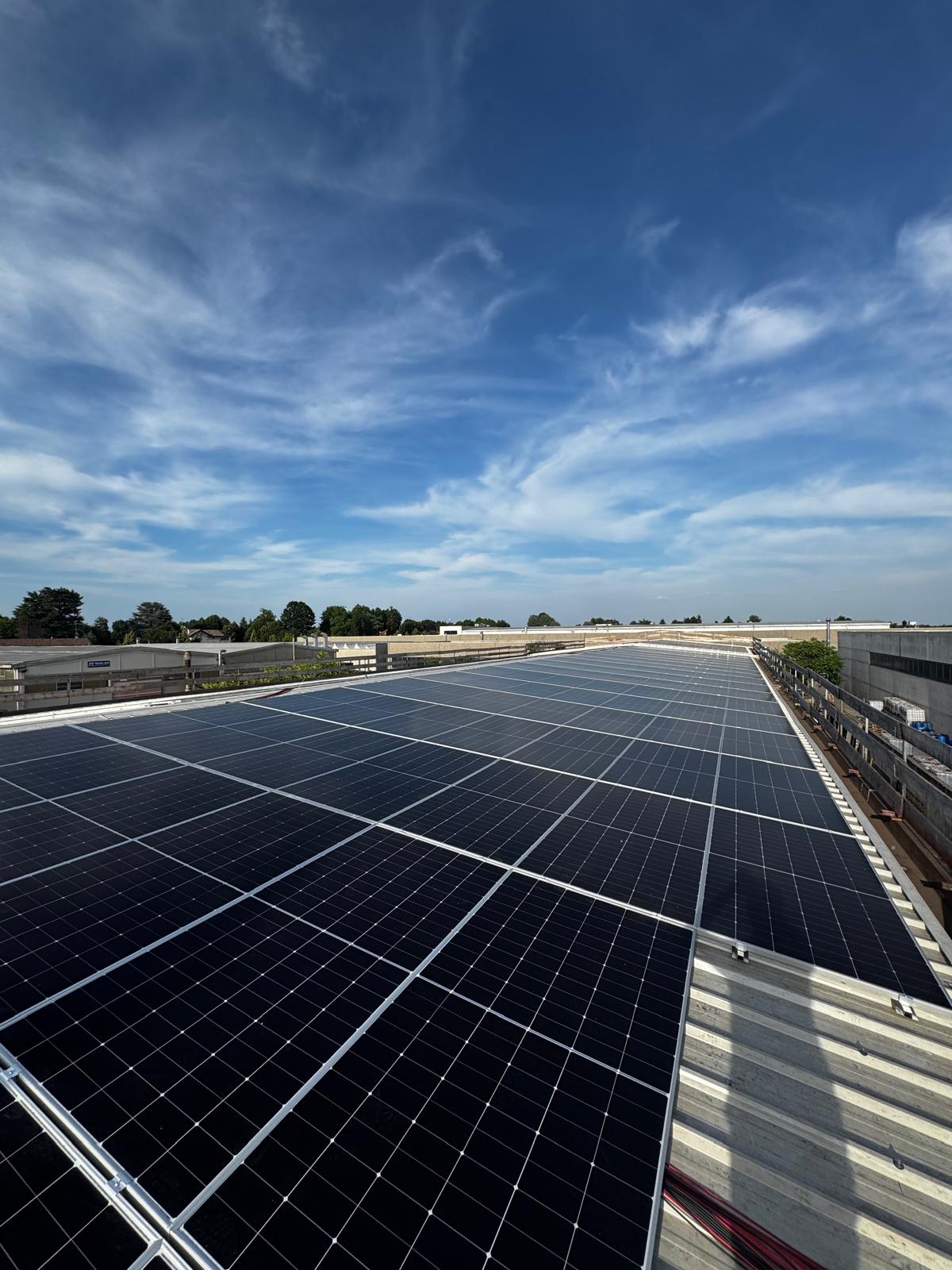 Energia rinnovabile — Impianto fotovoltaico in copertura